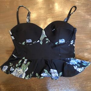 Albion Swim Peplum Top